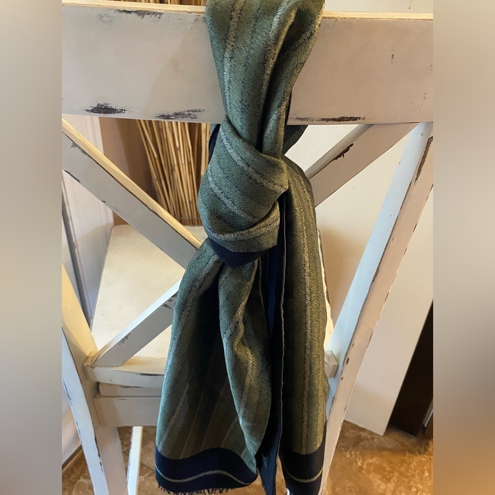 Colours by Alexander Julian Double Sided Rectangle Silk Wool Scarf Canada